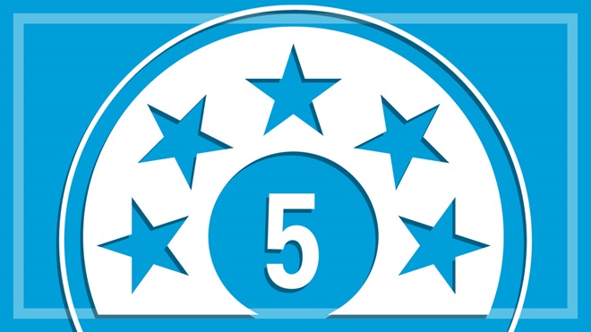 five star health star rating logo
